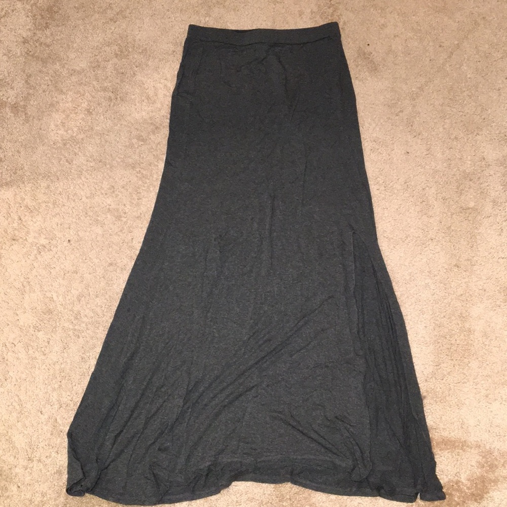 Mossimo Dark Grey Long Skirt
